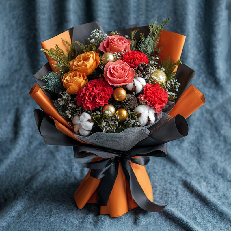 How much is the price of Shenton Way Valentine's Day orchids?